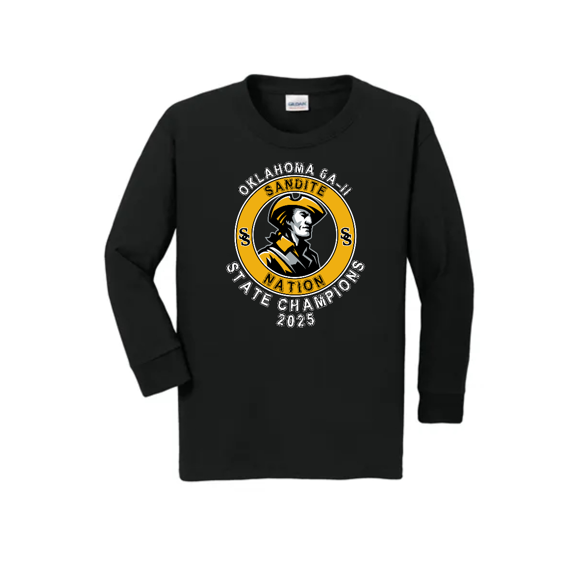 Sandite Champs classic Youth Long Sleeve T-Shirt. - Sandite Champs classic Youth Long Sleeve T-Shirt. - Image 3 of 4