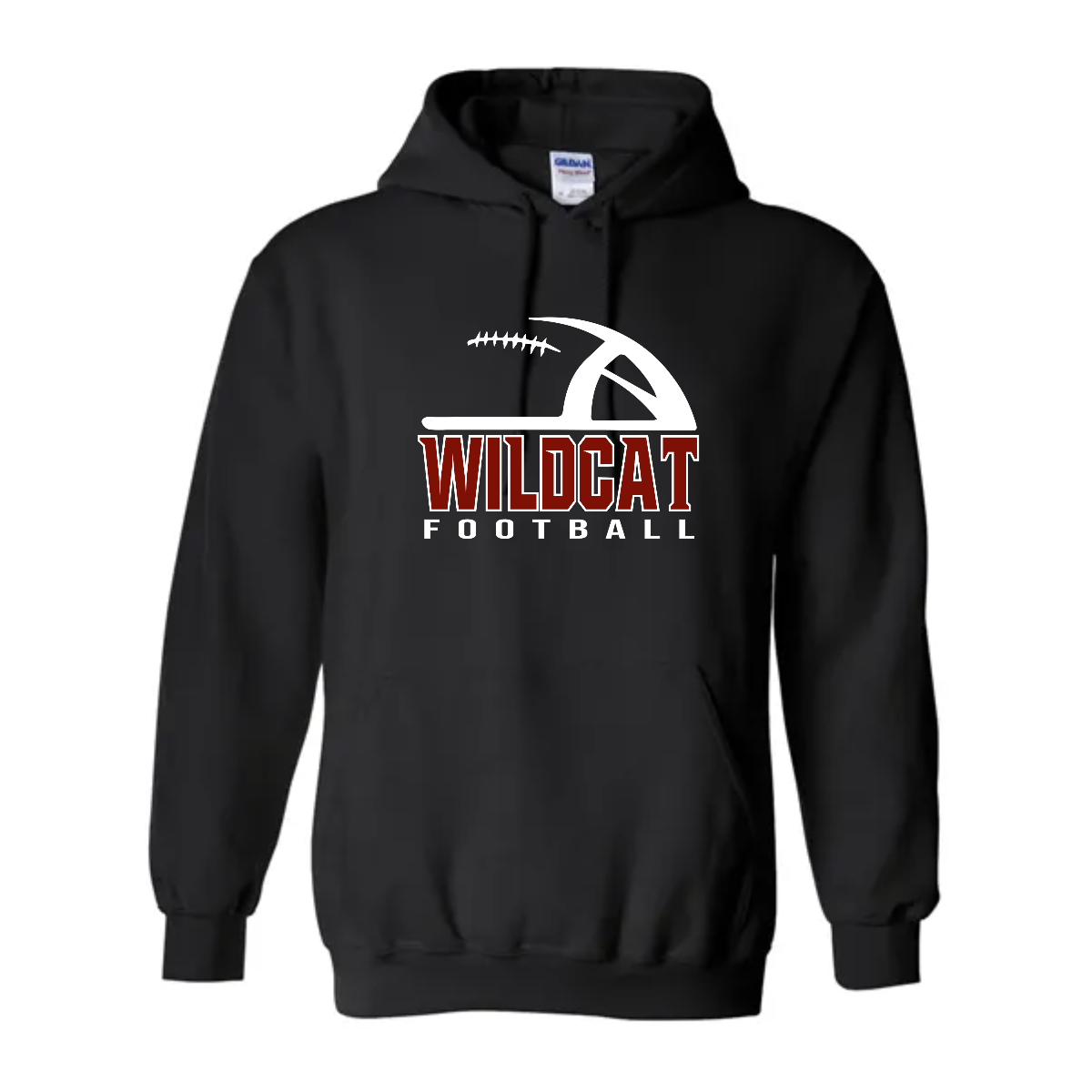 Wildcat Football Hooded Sweatshirt - Wildcat Football Hooded Sweatshirt - Image 3 of 4