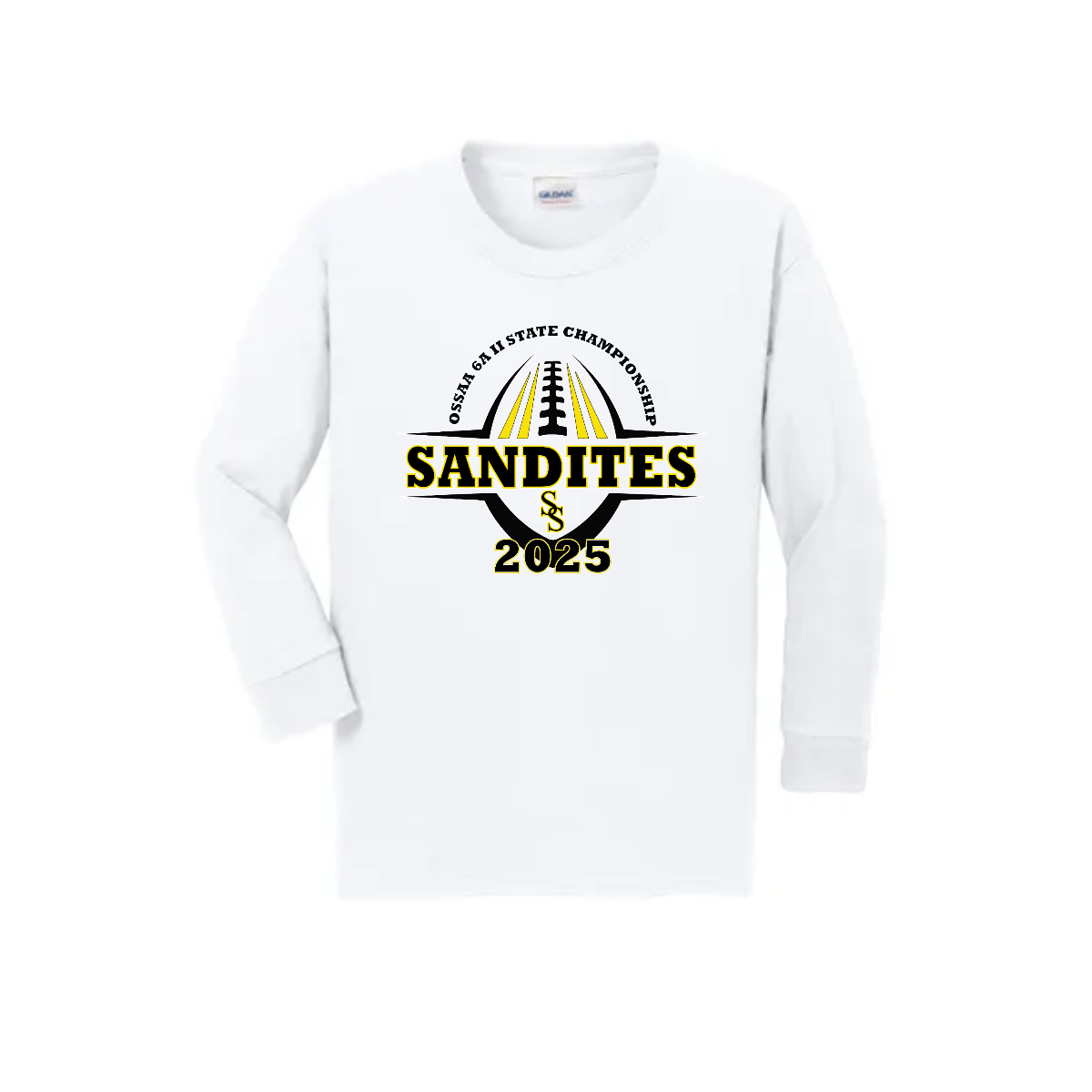 Youth Sandite Championship Long Sleeve T-Shirt. - Youth Sandite Championship Long Sleeve T-Shirt. - Image 0 of 4