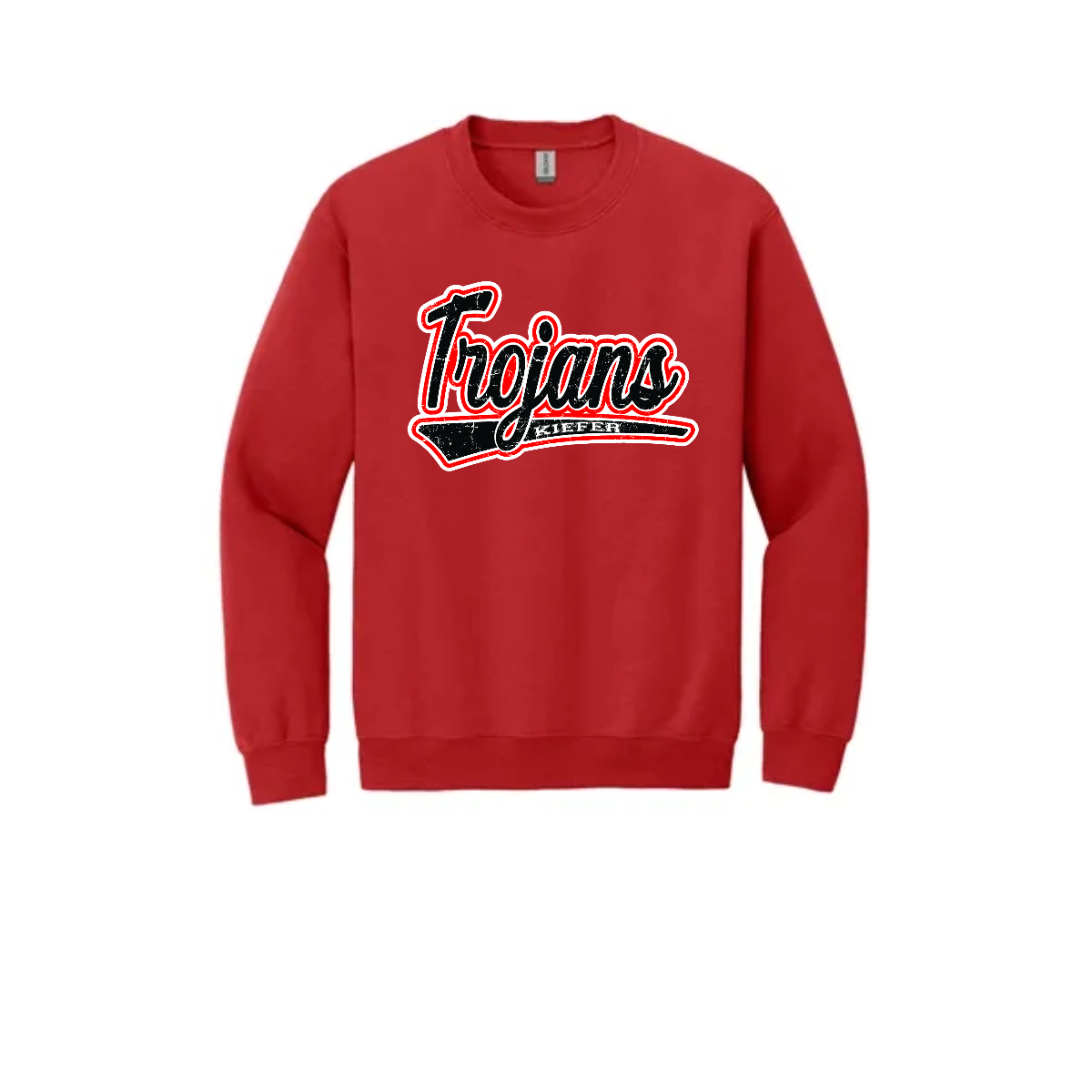 Adult Trojan Banner Crewneck Sweatshirt. - Adult Trojan Banner Crewneck Sweatshirt. - Image 2 of 2