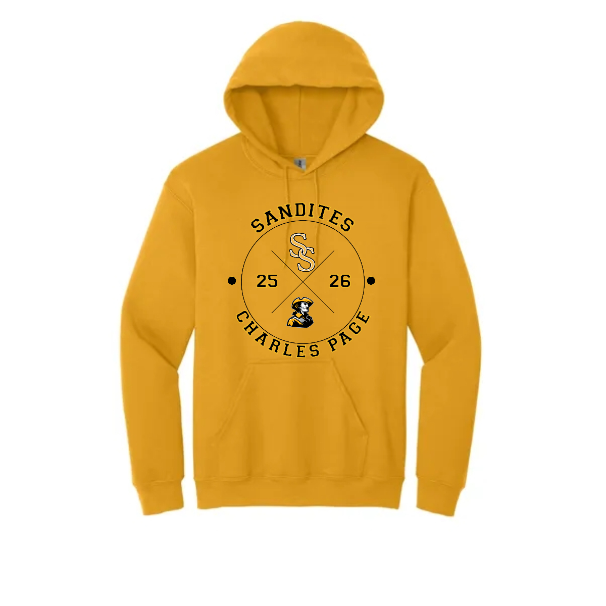 Sandite Classic Adult Hooded Sweatshirt. - Sandite Classic Adult Hooded Sweatshirt. - Image 1 of 3