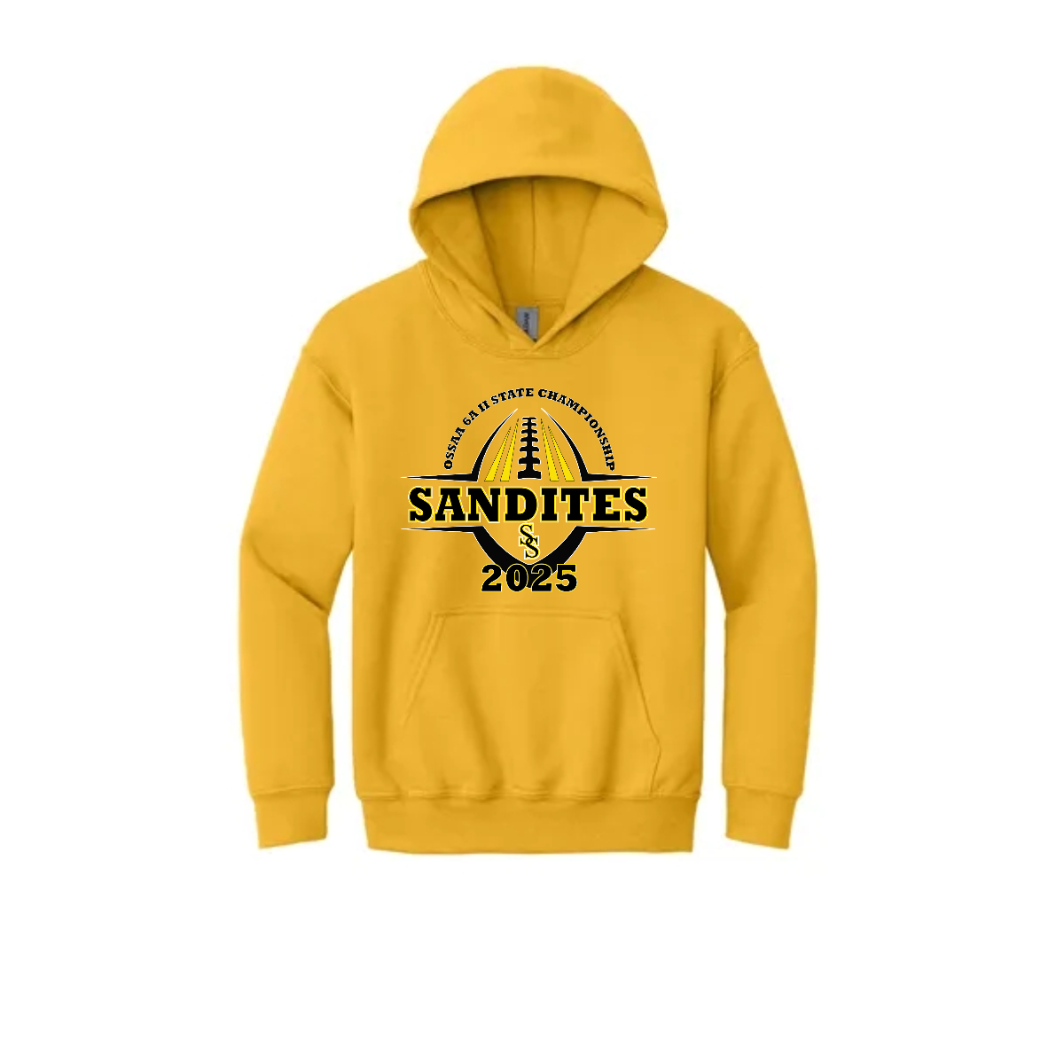 Sandite Championship Youth Hooded Sweatshirt. - Sandite Championship Youth Hooded Sweatshirt. - Image 1 of 2