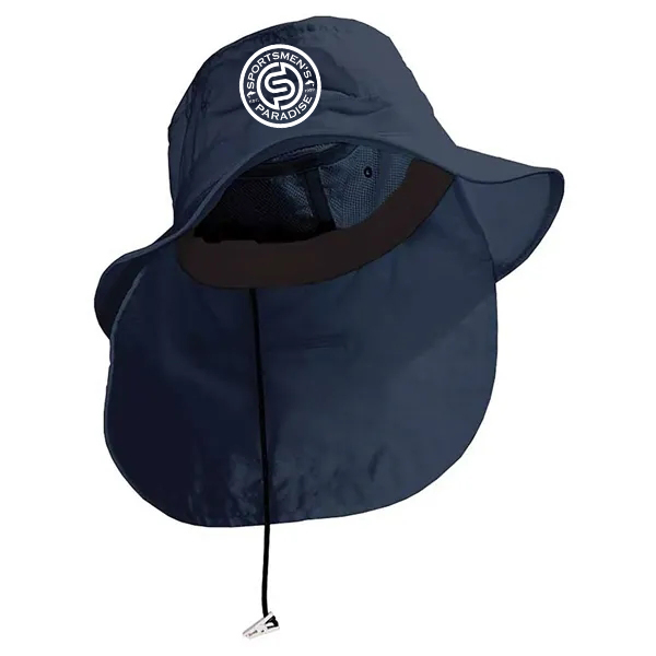 Wide Brim Fishing Hat with Neck Flap - Wide Brim Fishing Hat with Neck Flap - Image 0 of 5