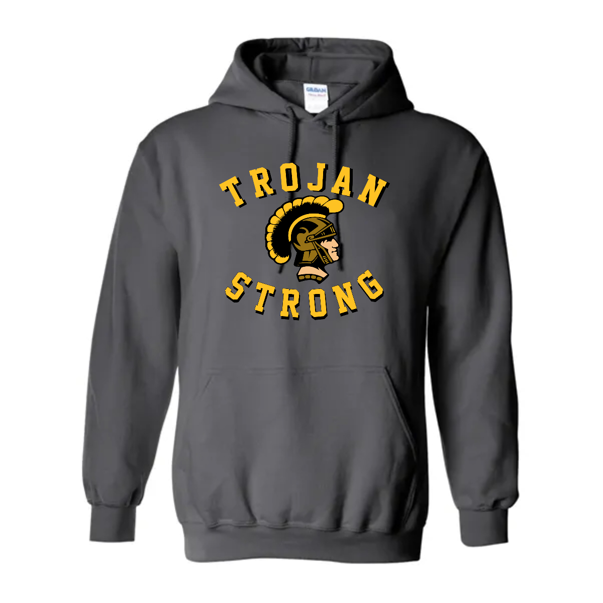 Trojan Strong Logo Hooded Sweatshirt - Trojan Strong Logo Hooded Sweatshirt - Image 0 of 3