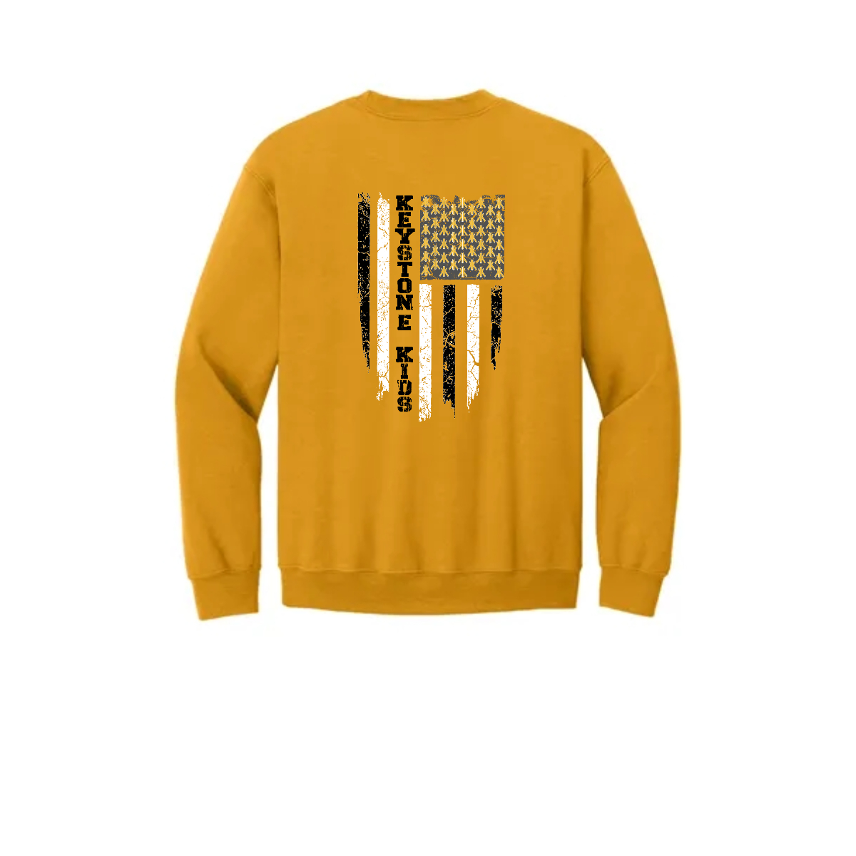 Adult KK Flag Crewneck Sweatshirt. - Adult KK Flag Crewneck Sweatshirt. - Image 0 of 8