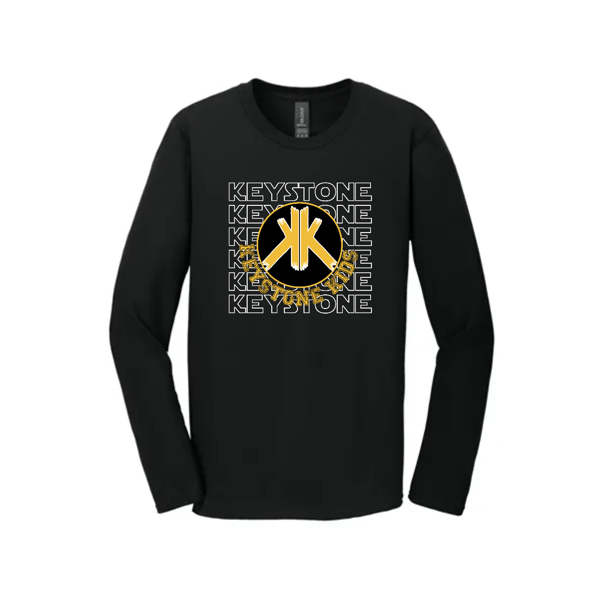 Adult KK Stacked Long Sleeve T-Shirt. - Adult KK Stacked Long Sleeve T-Shirt. - Image 1 of 3