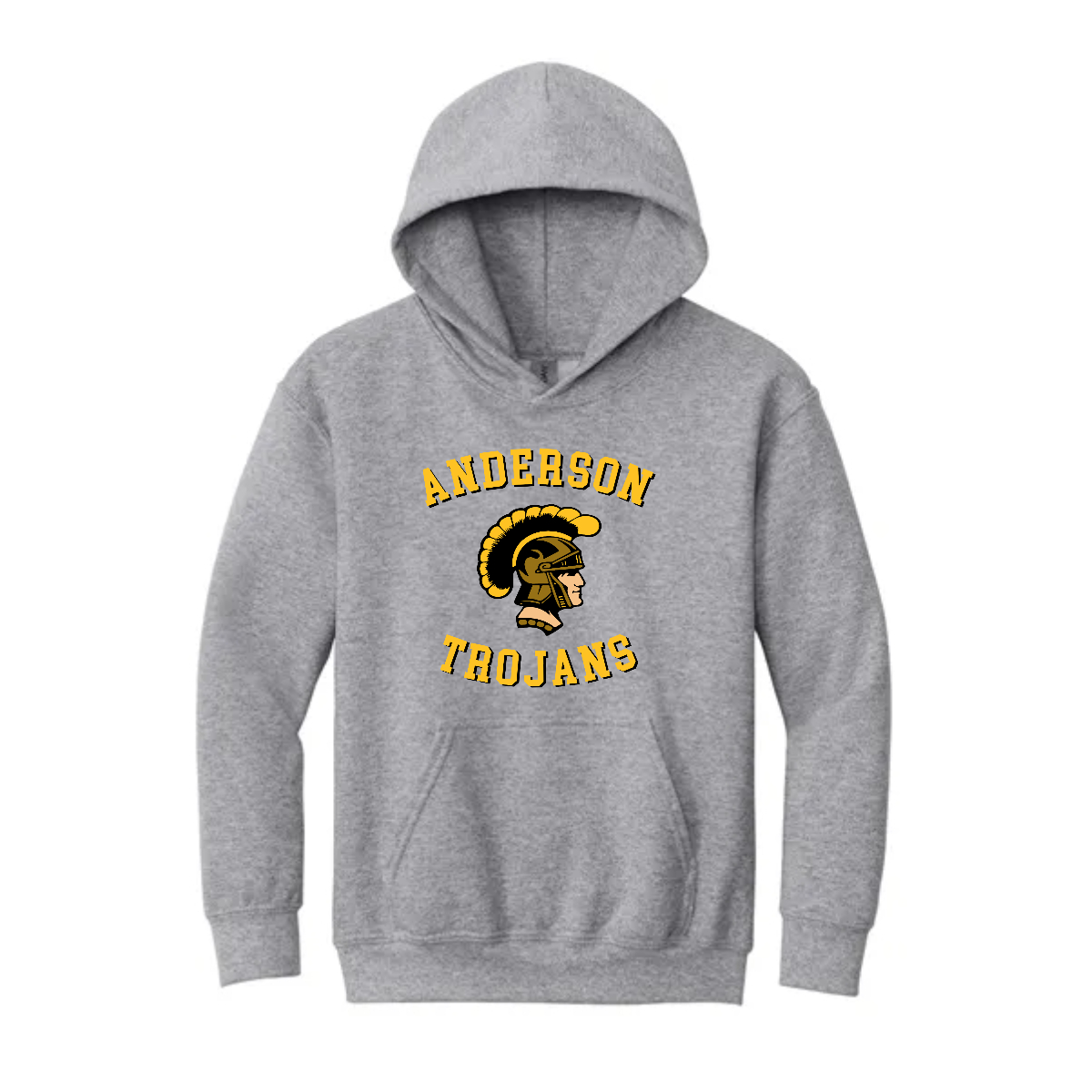 Kids Anderson Trojans Hoodie. - Kids Anderson Trojans Hoodie. - Image 3 of 3