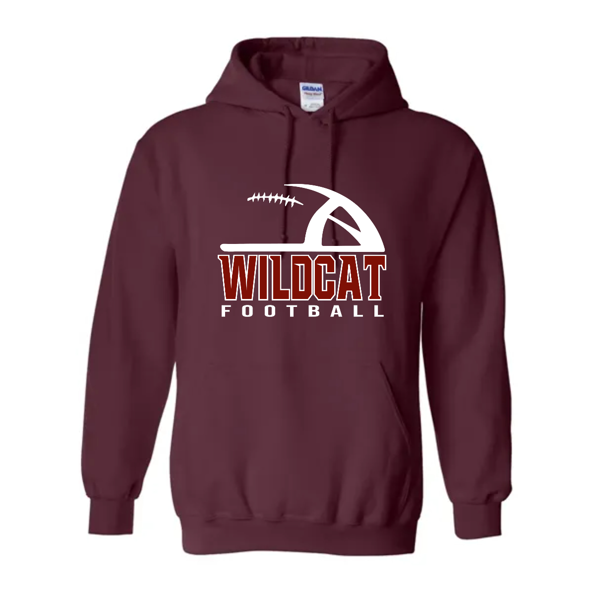 Wildcat Football Hooded Sweatshirt - Wildcat Football Hooded Sweatshirt - Image 2 of 4