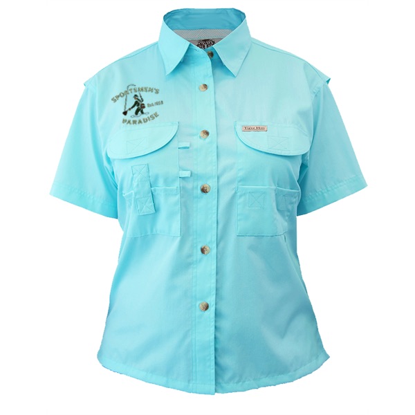 Ladies' Short Sleeve Fishing Shirt - Ladies' Short Sleeve Fishing Shirt - Image 0 of 2