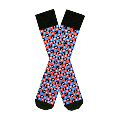 NPR Logo Knit In Custom Crew Socks - NPR Logo Knit In Custom Crew Socks - Image 0 of 0