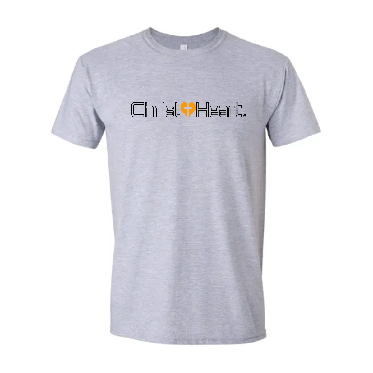 T-Shirt / Christ+Heart Black outline logo - T-Shirt / Christ+Heart Black outline logo - Image 4 of 6
