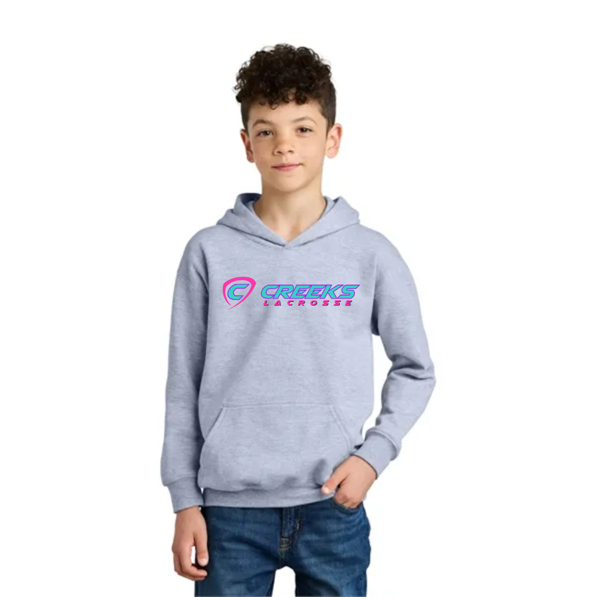 Creeks Youth Softstyle Midweight Fleece Hoodie - Creeks Youth Softstyle Midweight Fleece Hoodie - Image 2 of 2