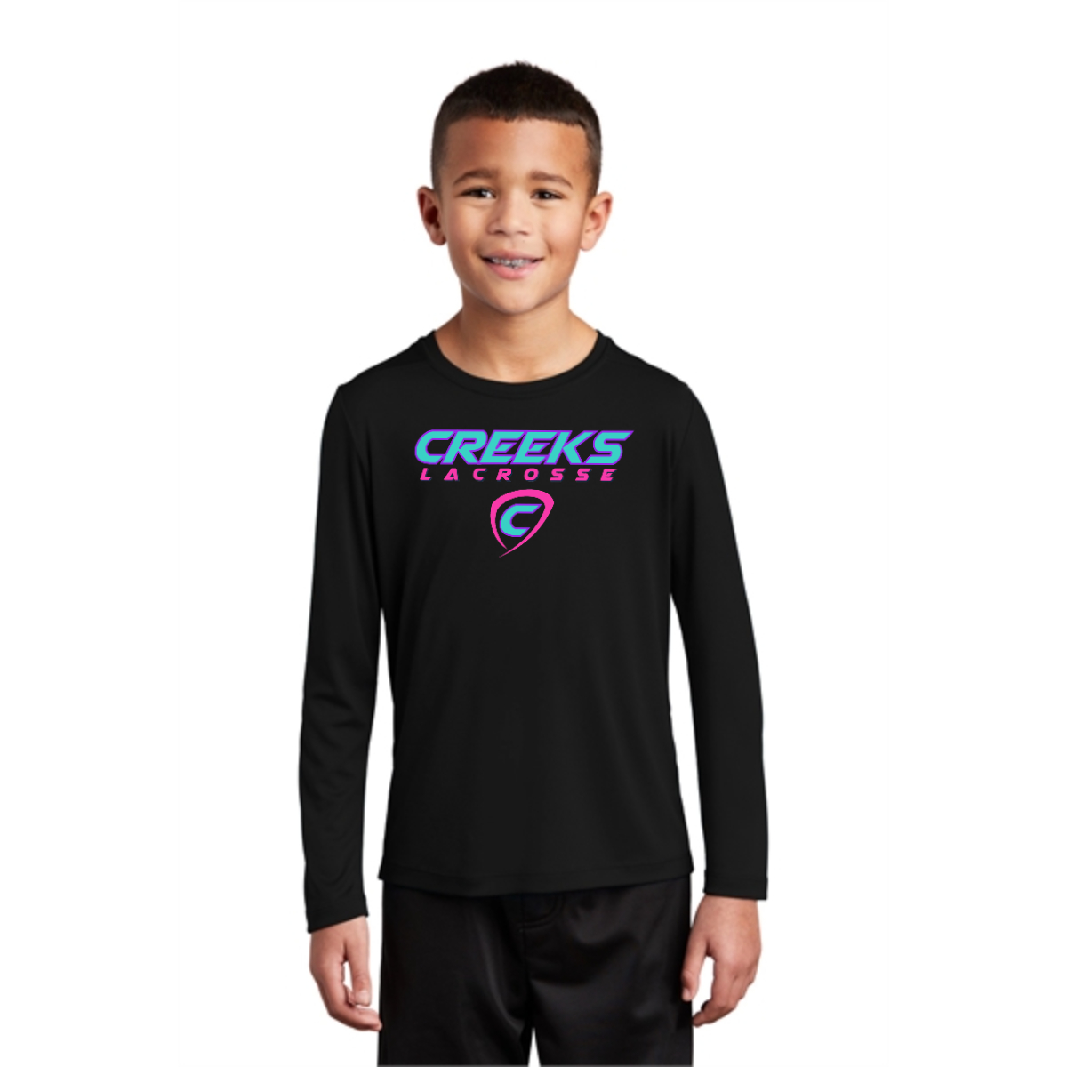 Creeks Youth Posi-UV Pro Long Sleeve Tee. - Creeks Youth Posi-UV Pro Long Sleeve Tee. - Image 2 of 2