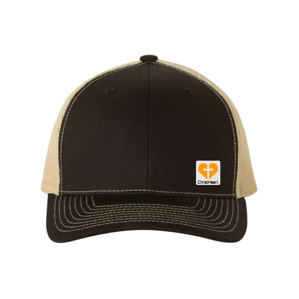Christ+Heart Embroidered Richardson 112 Snapback Trucker Cap - Christ+Heart Embroidered Richardson 112 Snapback Trucker Cap - Image 3 of 4