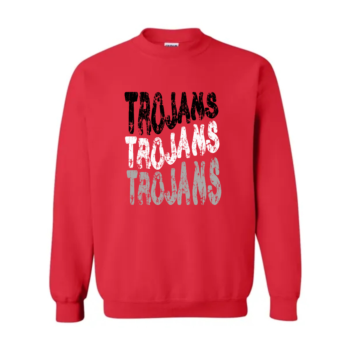 Adult TrojansX3 Crew Sweatshirt - Adult TrojansX3 Crew Sweatshirt - Image 0 of 3