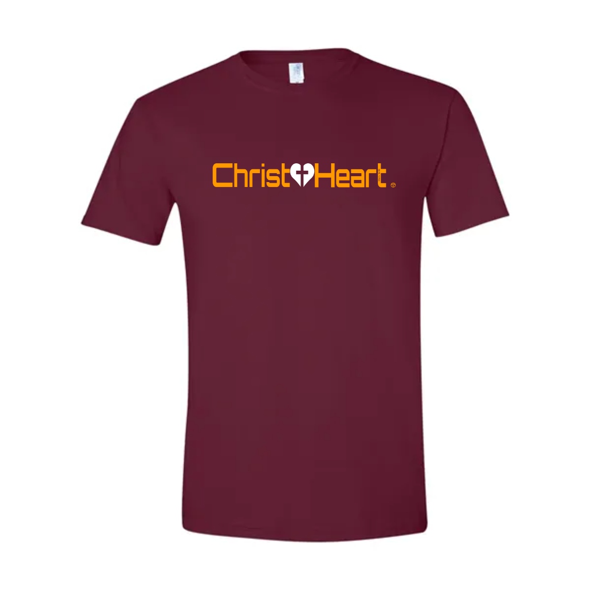 T-Shirt / Christ+Heart Orange Logo - T-Shirt / Christ+Heart Orange Logo - Image 4 of 6