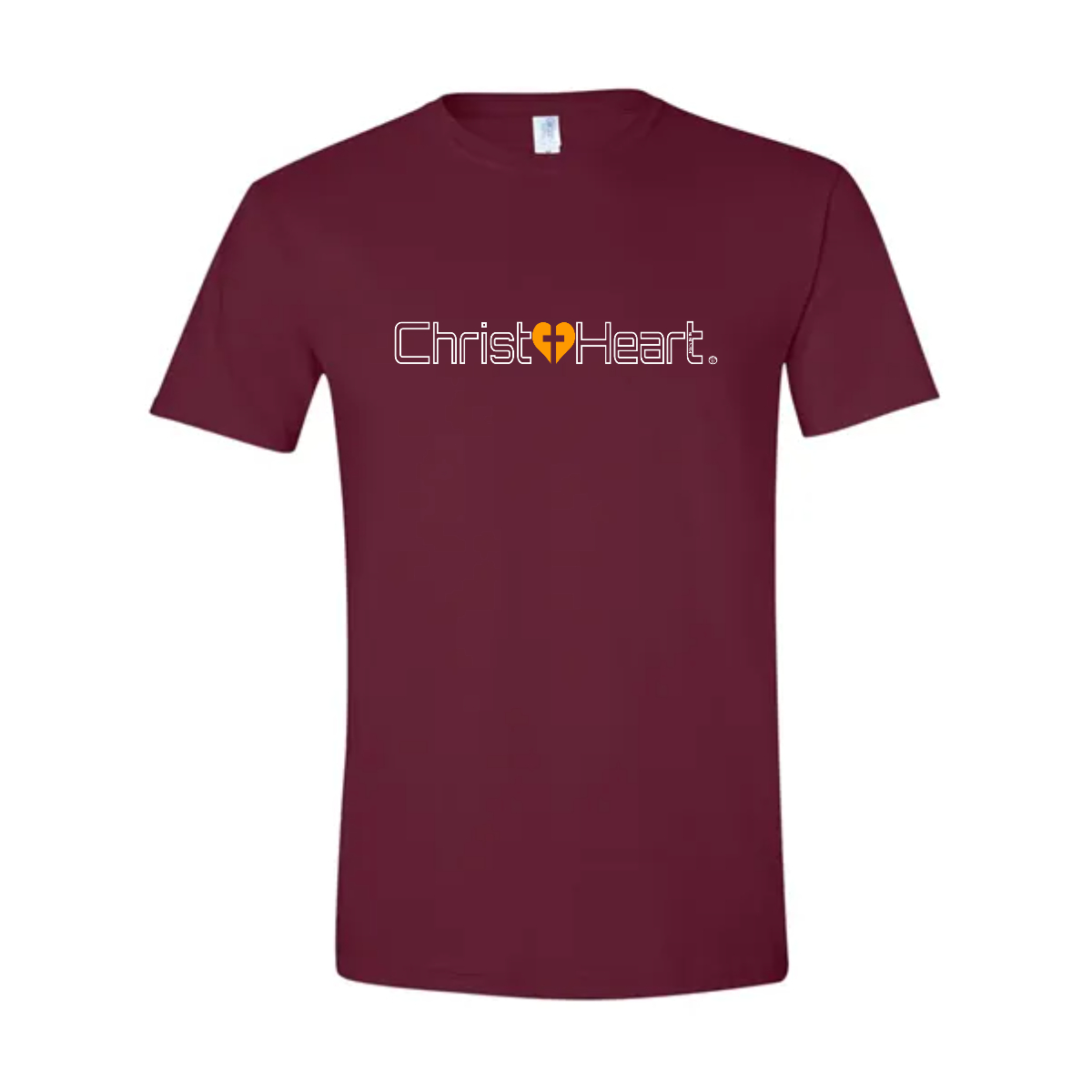 T-Shirt / Christ+Heart White Outline Logo - T-Shirt / Christ+Heart White Outline Logo - Image 0 of 5