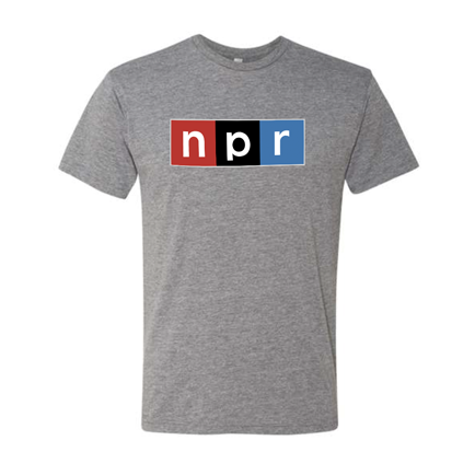 NPR® Logo Heather Grey Premium Tee - NPR® Logo Heather Grey Premium Tee - Image 0 of 0