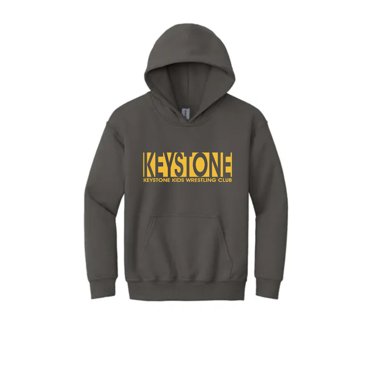 Youth Keystone Outline Hooded Sweatshirt. - Youth Keystone Outline Hooded Sweatshirt. - Image 1 of 3