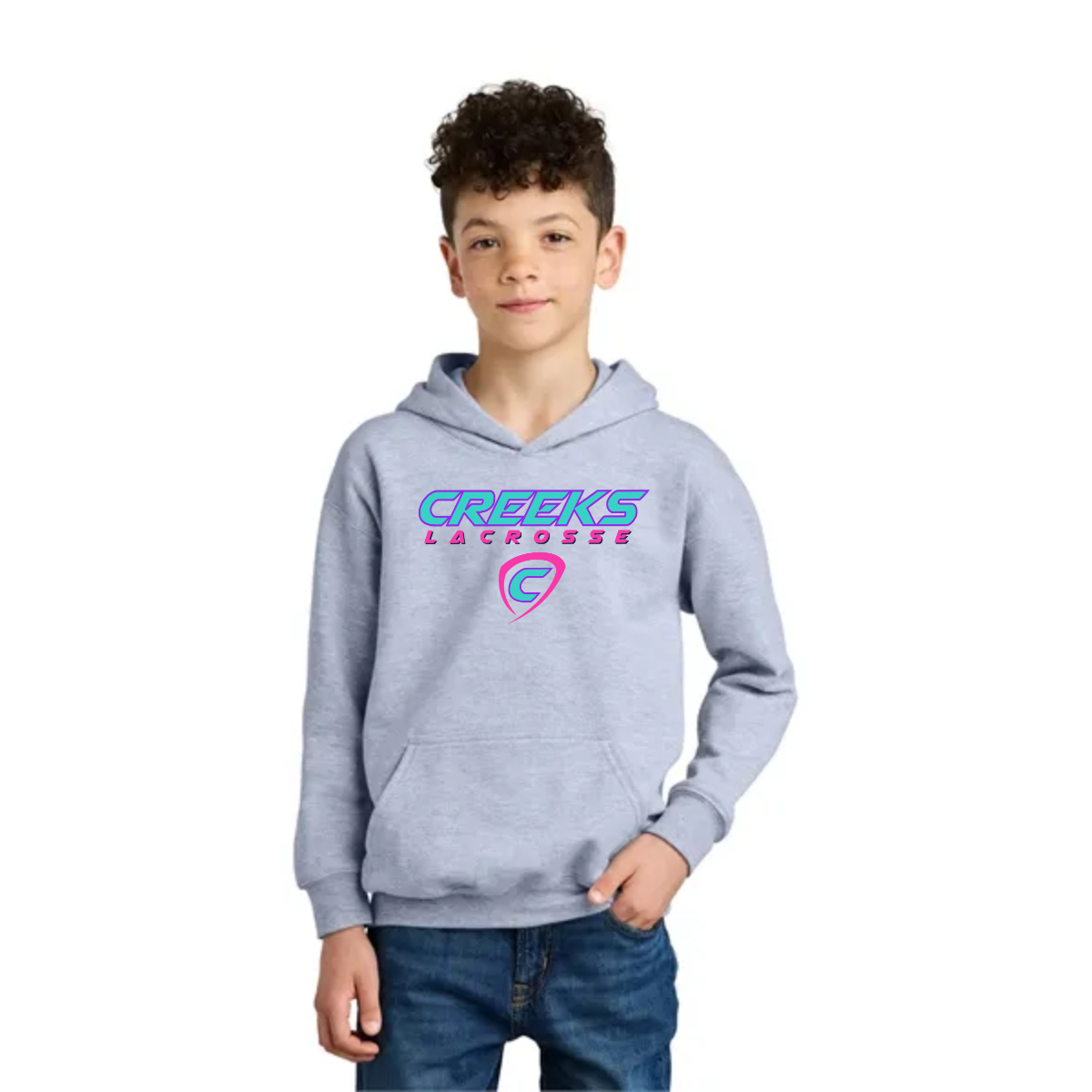 Creeks Youth Softstyle Midweight Fleece Hoodie - Creeks Youth Softstyle Midweight Fleece Hoodie - Image 2 of 2