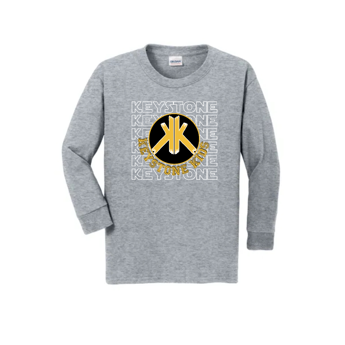 Youth KKWC Stacked Long Sleeve T-Shirt. - Youth KKWC Stacked Long Sleeve T-Shirt. - Image 1 of 3