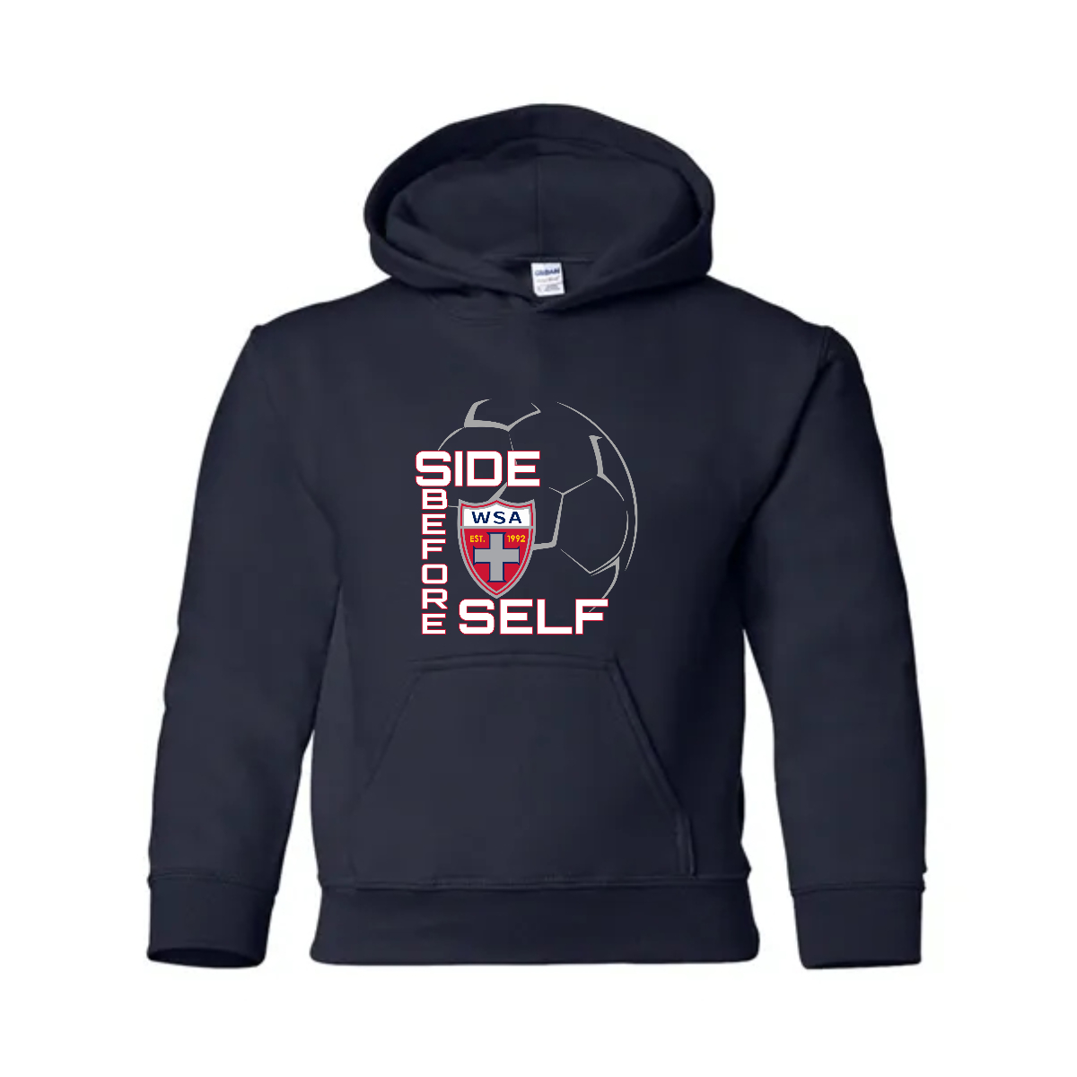 WSA Side before Self youth Hoodie - WSA Side before Self youth Hoodie - Image 1 of 2