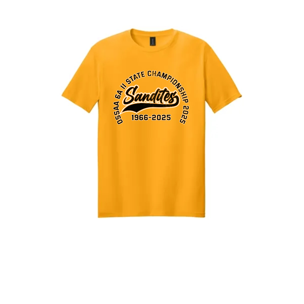 Sandites State Championship 66-25 Adult T-shirt - Sandites State Championship 66-25 Adult T-shirt - Image 2 of 4