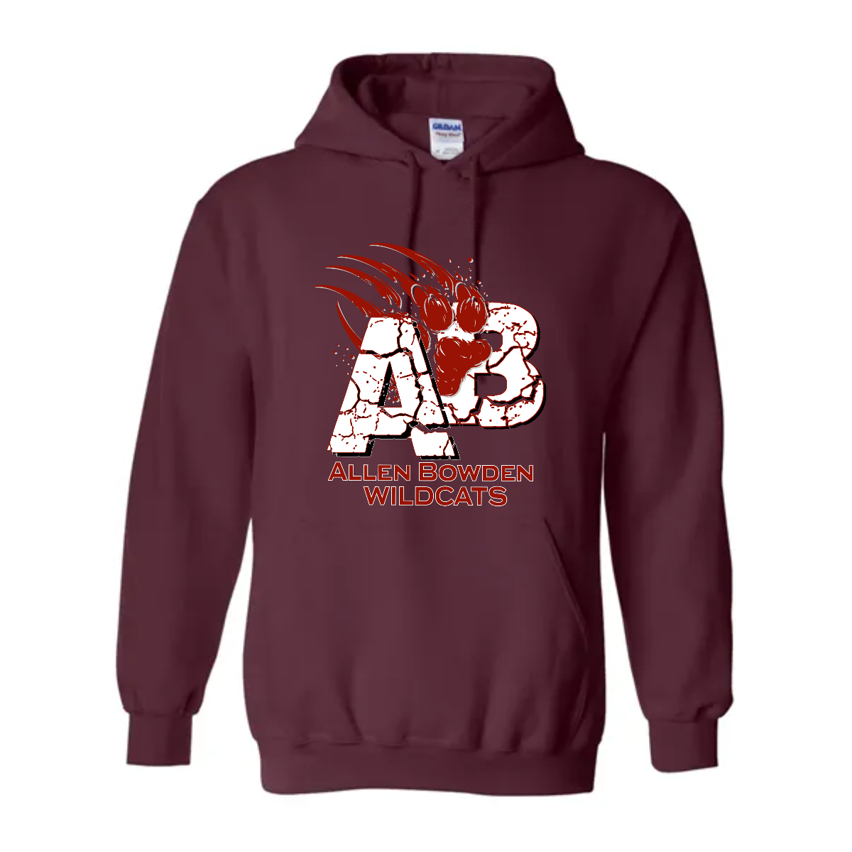 Wildcat Paw Hooded Sweatshirt - Wildcat Paw Hooded Sweatshirt - Image 3 of 4