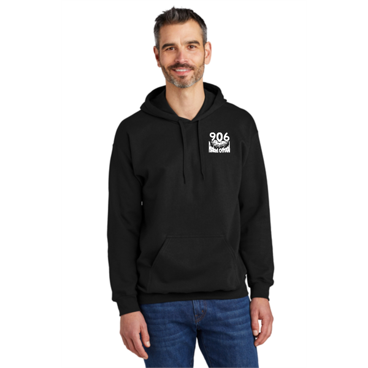 Softstyle Midweight Pullover Hooded Sweatshirt - Softstyle Midweight Pullover Hooded Sweatshirt - Image 3 of 3