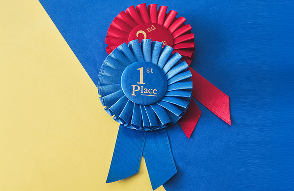 1st & 2nd Place Ribbons 