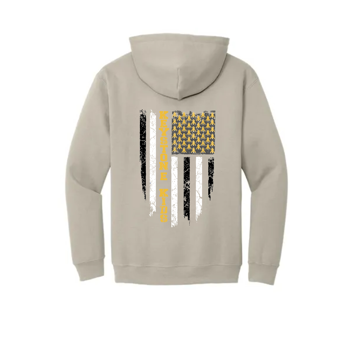 Adult KK Flag Hooded Sweatshirt. - Adult KK Flag Hooded Sweatshirt. - Image 2 of 7