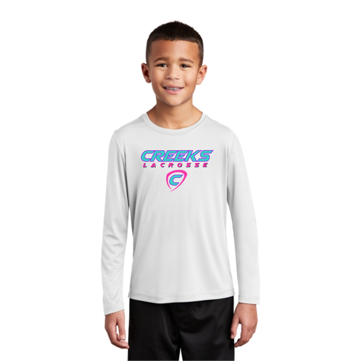 Creeks Youth Posi-UV Pro Long Sleeve Tee. - Creeks Youth Posi-UV Pro Long Sleeve Tee. - Image 1 of 2