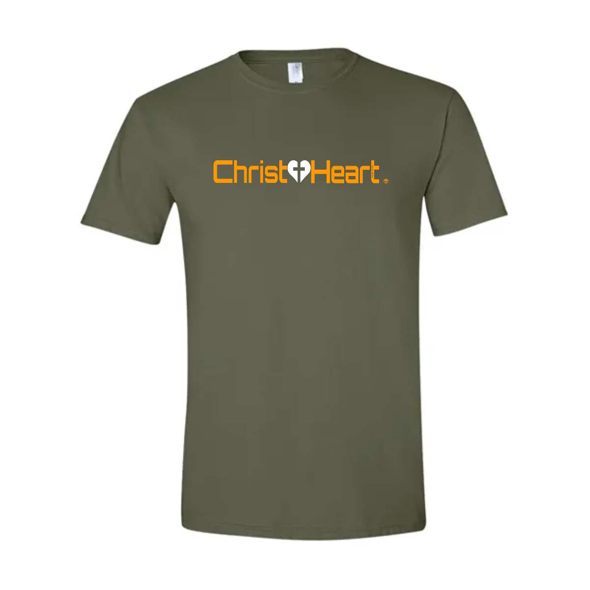 T-Shirt / Christ+Heart Orange Logo - T-Shirt / Christ+Heart Orange Logo - Image 0 of 6