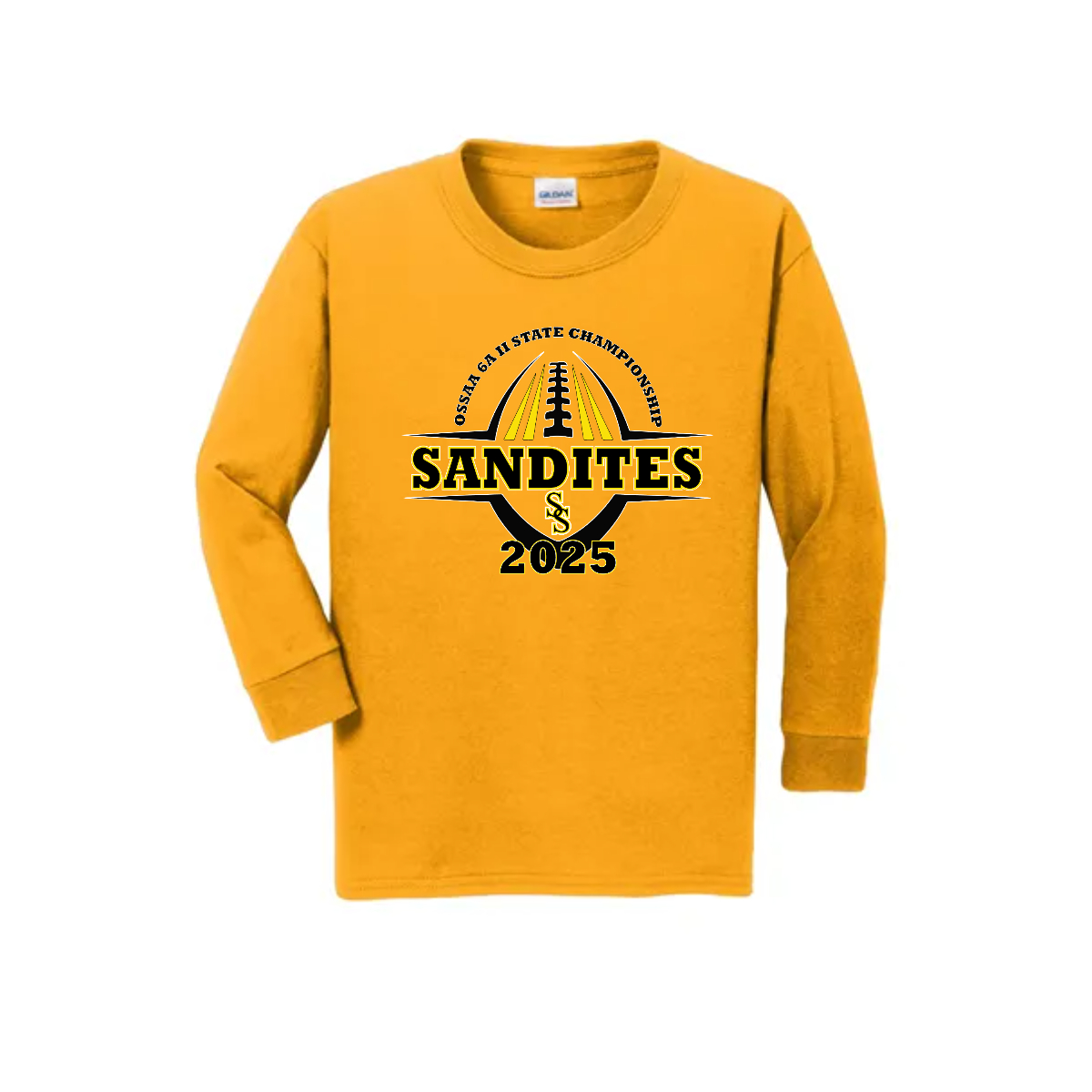 Youth Sandite Championship Long Sleeve T-Shirt. - Youth Sandite Championship Long Sleeve T-Shirt. - Image 1 of 4