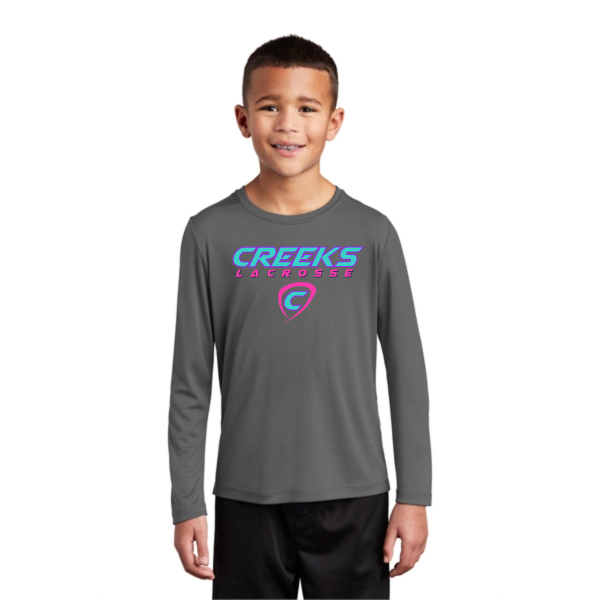 Creeks Youth Posi-UV Pro Long Sleeve Tee. - Creeks Youth Posi-UV Pro Long Sleeve Tee. - Image 0 of 2