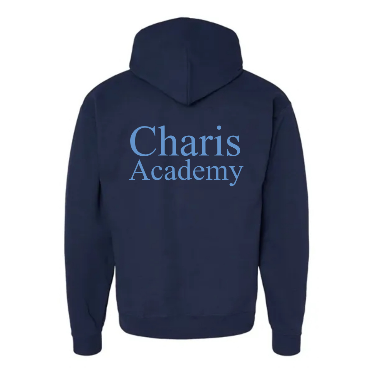 Hanes Unisex Ecosmart® Hooded Sweatshirt - Hanes Unisex Ecosmart® Hooded Sweatshirt - Image 2 of 3