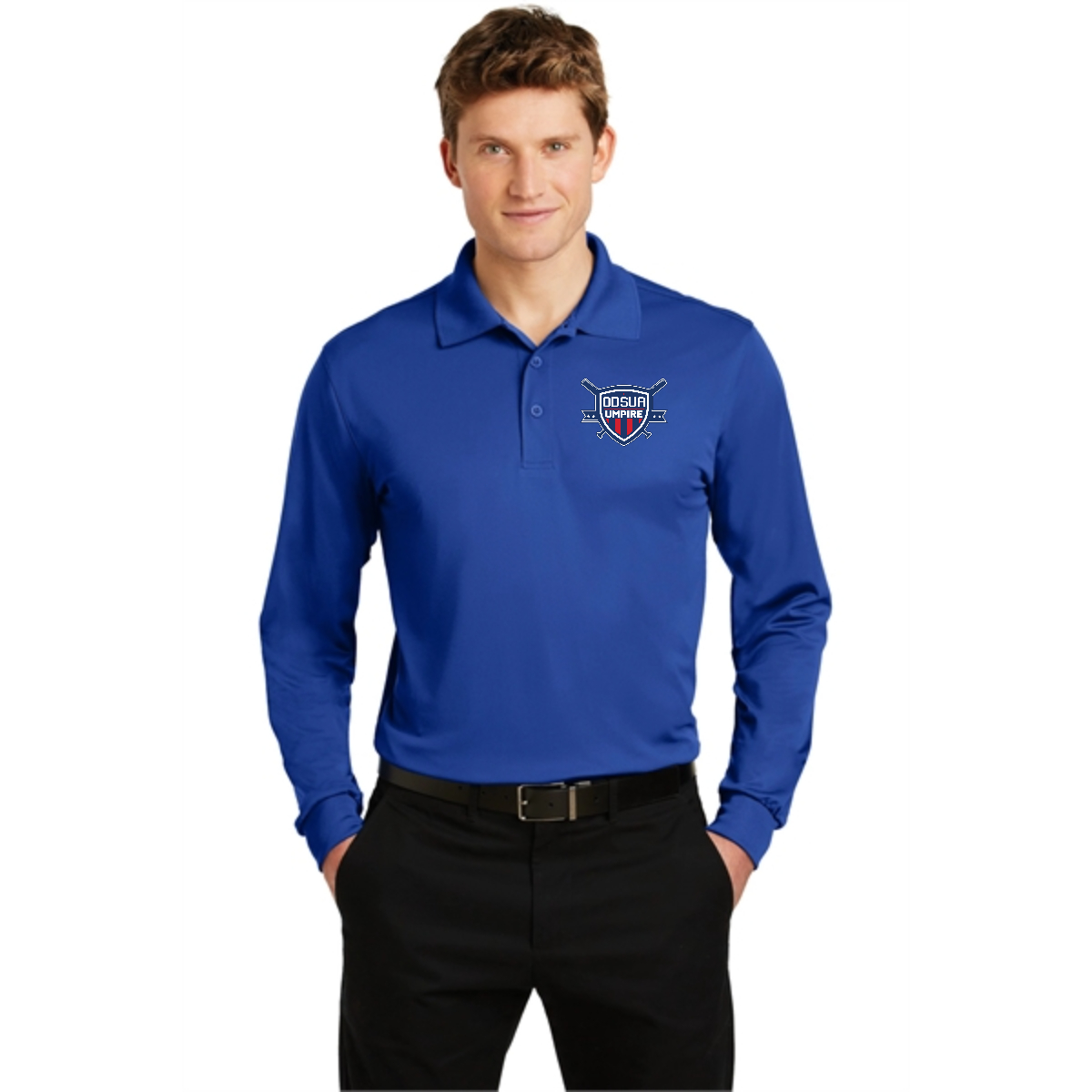 Sport-Tek Long Sleeve Micropique Sport-Wick Polo. - Sport-Tek Long Sleeve Micropique Sport-Wick Polo. - Image 0 of 2