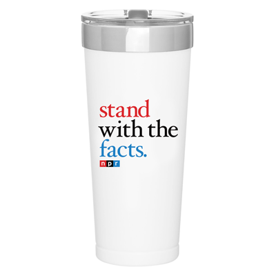 NPR Stand with the Facts 20.9 oz Polar Stainless Tumbler - NPR Stand with the Facts 20.9 oz Polar Stainless Tumbler - Image 0 of 0