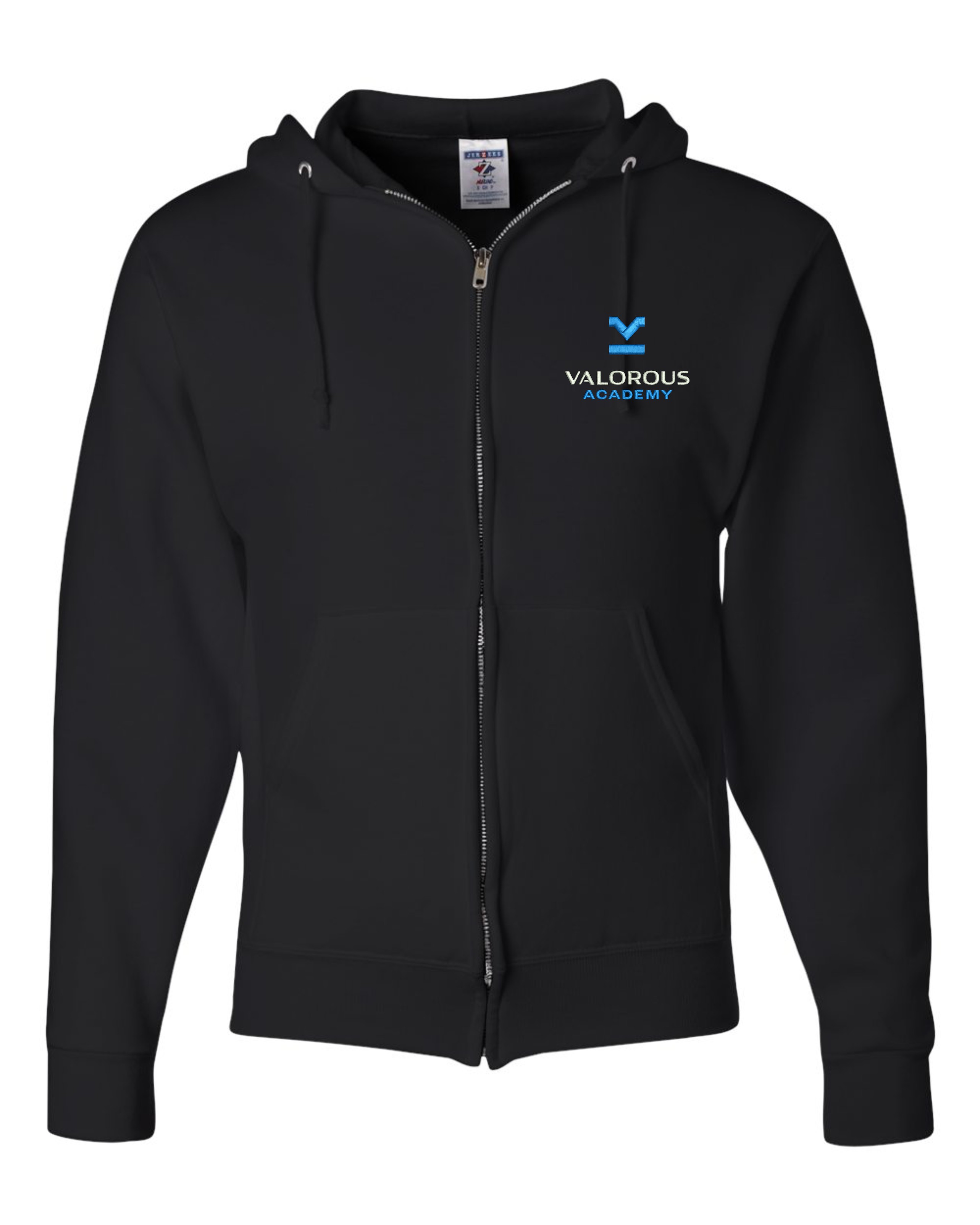 Adult Valorous - NuBlend Full-Zip Hooded Sweatshirt. - Adult Valorous - NuBlend Full-Zip Hooded Sweatshirt. - Image 2 of 3