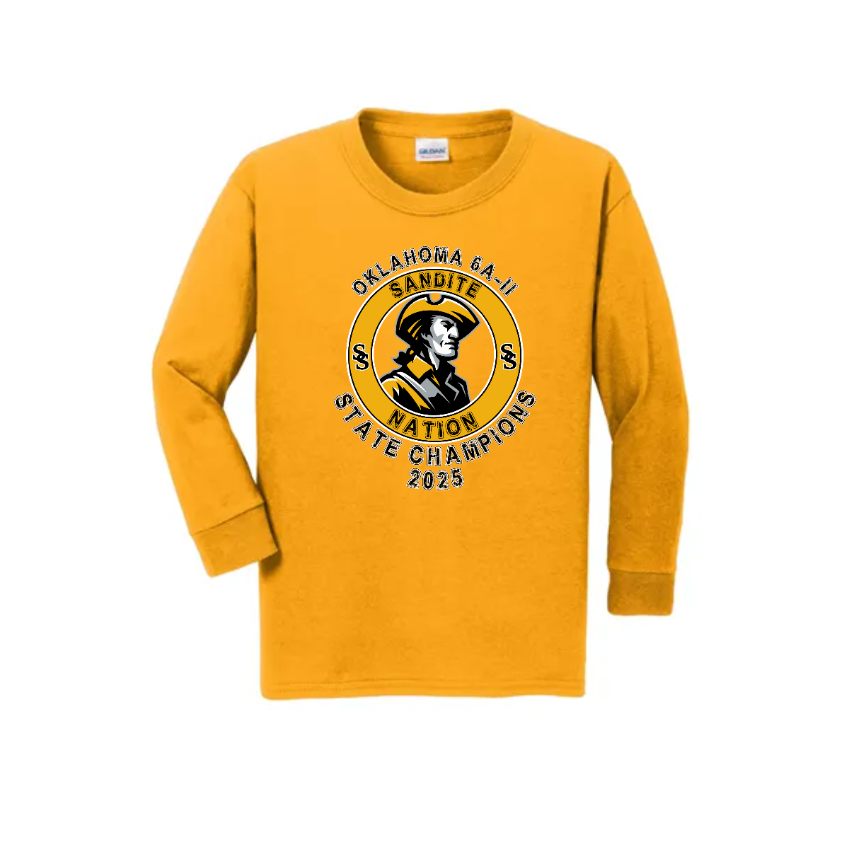 Sandite Champs classic Youth Long Sleeve T-Shirt. - Sandite Champs classic Youth Long Sleeve T-Shirt. - Image 2 of 4