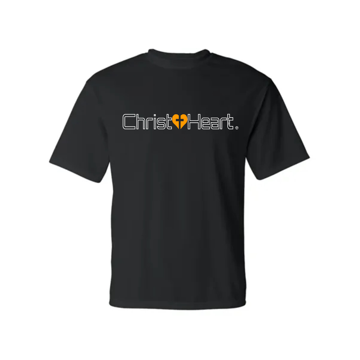 T-shirt / Christ+Heart White Outline Performance - T-shirt / Christ+Heart White Outline Performance - Image 0 of 6