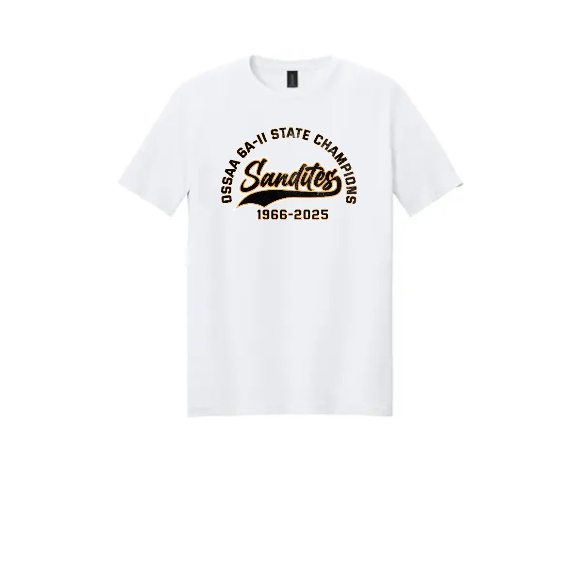 Sandites State Championship 66-25 Adult T-shirt - Sandites State Championship 66-25 Adult T-shirt - Image 2 of 4