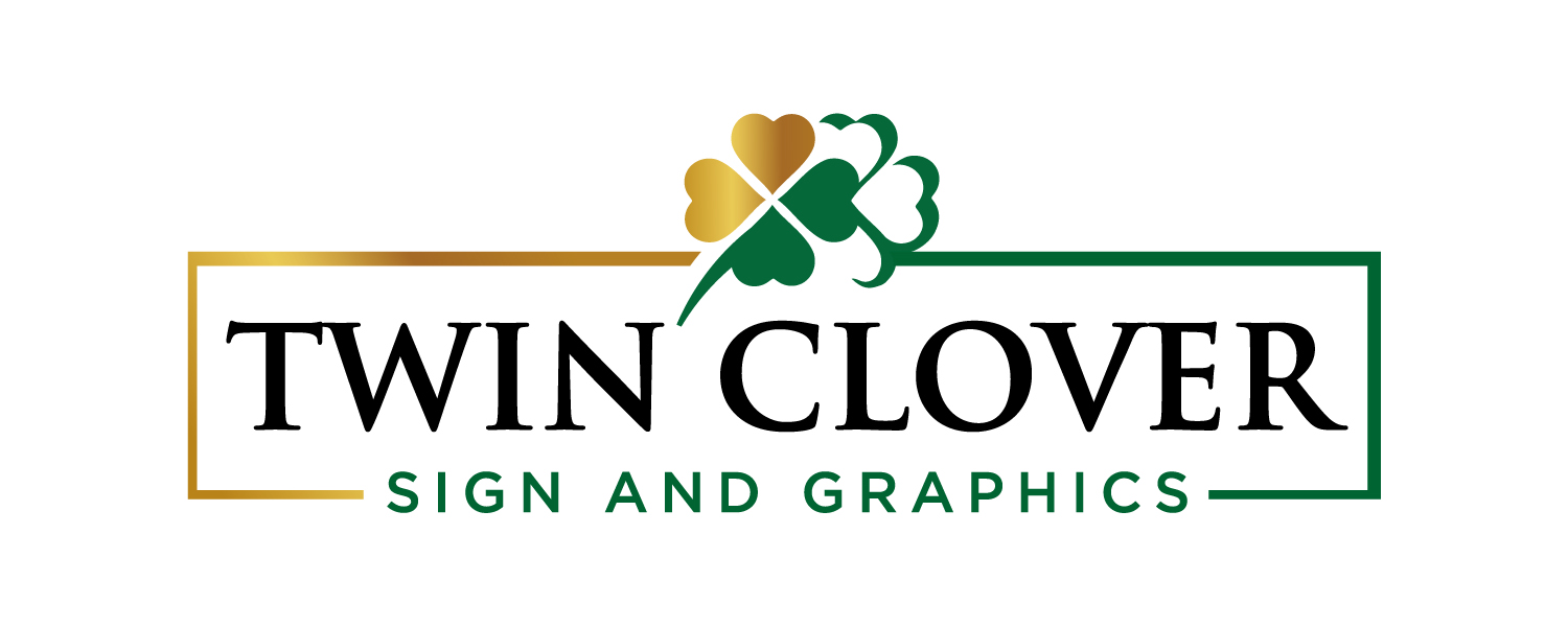 Twin Clover Sign and Graphics