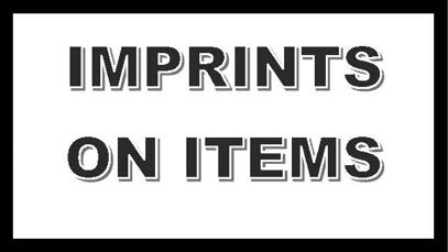 Imprints On Items